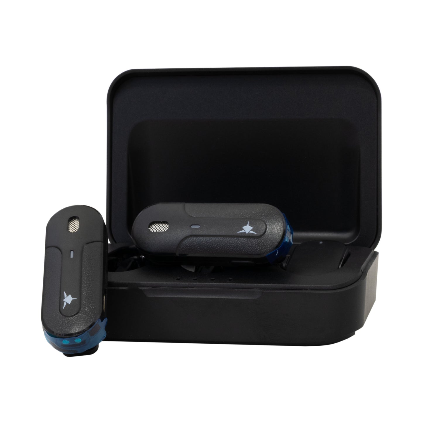 Set 2 Mini Microfoni Lavalier Wireless con Ricevitore USB-C e Custodia di Ricarica, IKORO