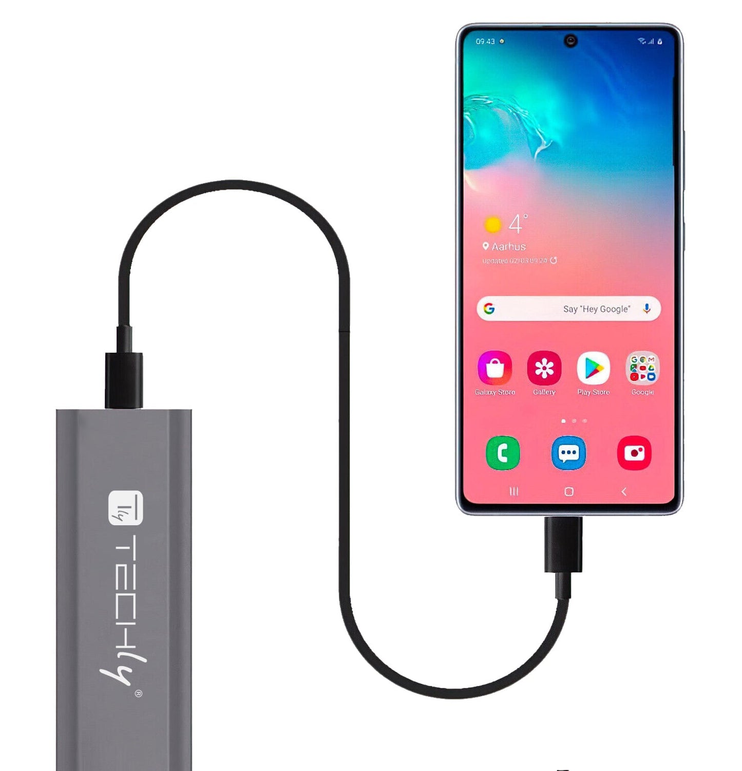 Box Esterno USB-C USB3.2 Gen2 NVMe/SATA M.2 SSD