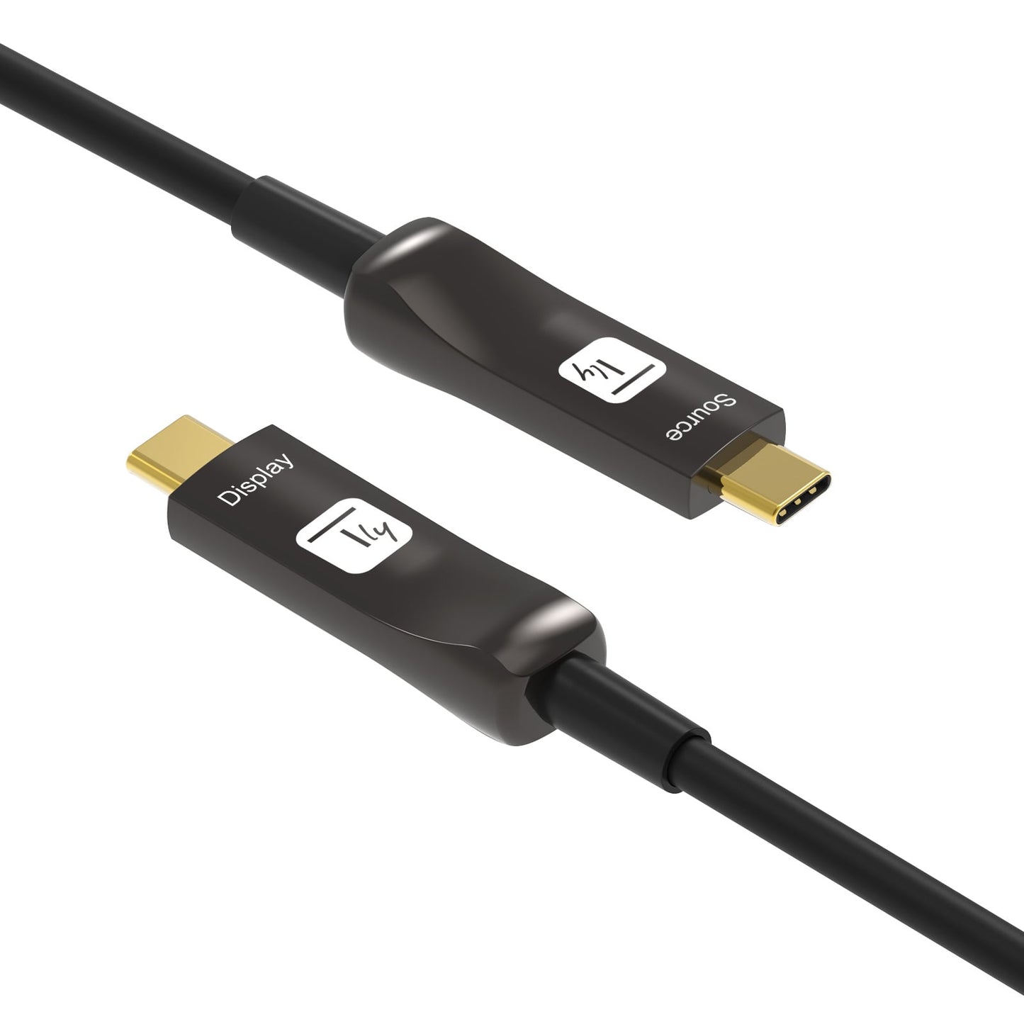 Cavo Audio/Video Ottico Attivo USB-C M/M AOC Fibra Ottica 4K 10m