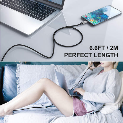 Cavo USB 3.2 Gen 1 USB-C M/M E-Mark 2m Nero