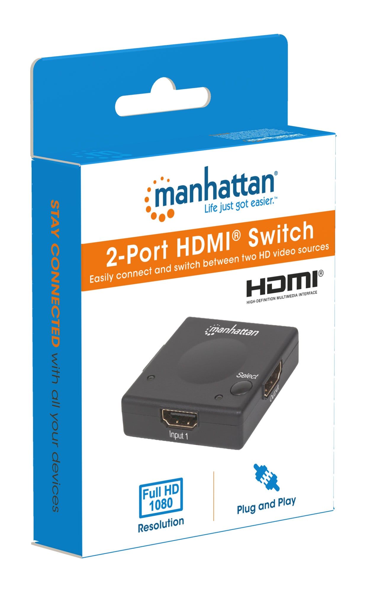 Switch HDMI 2 porte 1080p