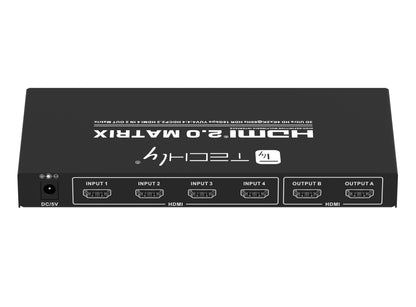 Switch Matrix HDMI 2.0 4x2 3D Ultra HD 4K HDCP HDR
