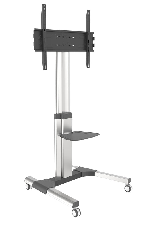 Supporto a Pavimento con una Mensola Trolley TV LCD/LED/Plasma 50-92''