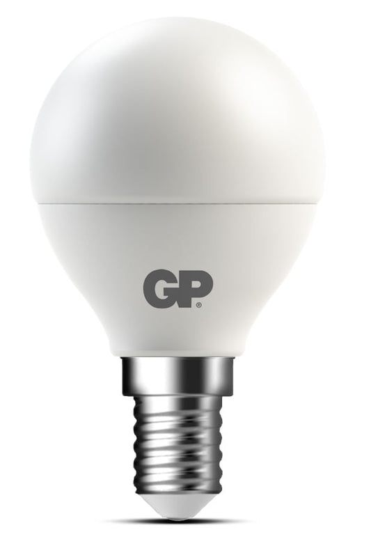 Lampadina LED Mini Globo E14 Bianco Caldo 3,5W, Classe F