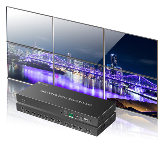 Controller per Video Wall 3x3 HDMI 9 Canali
