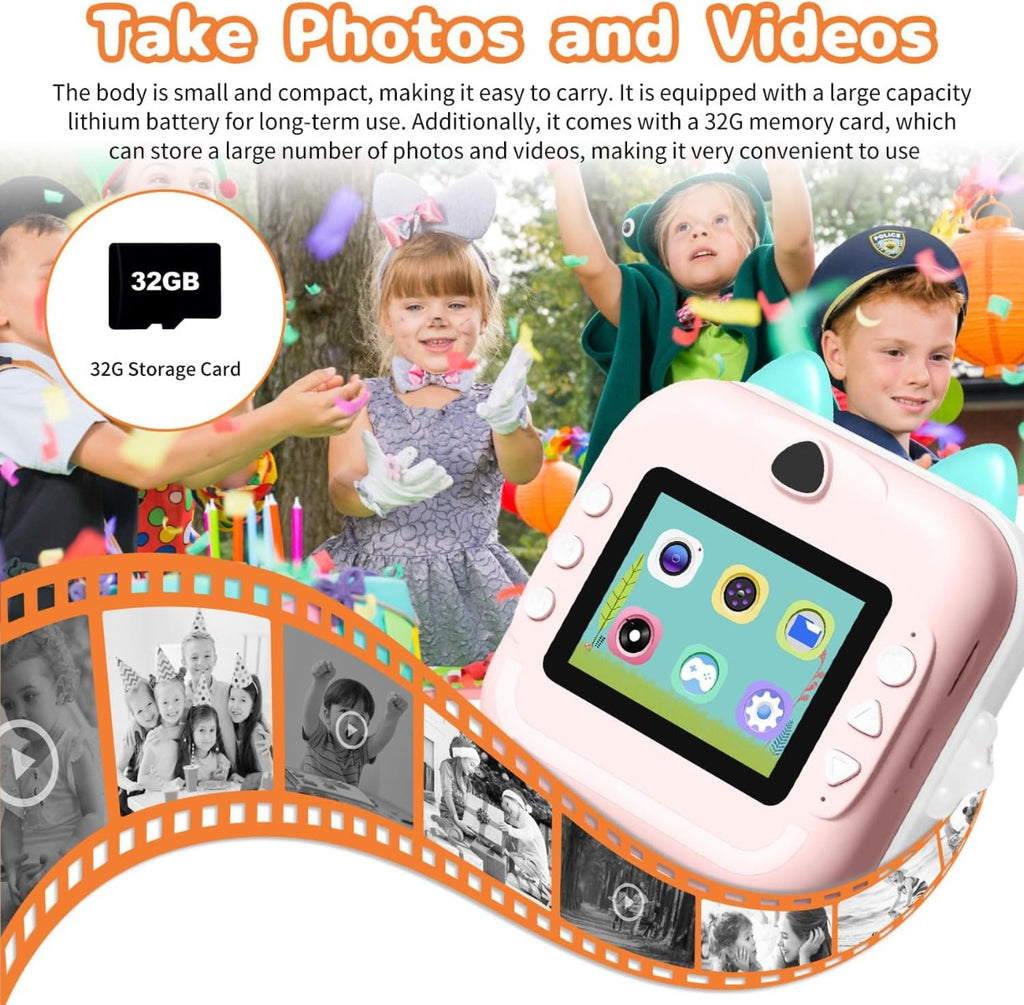 Macchina Fotografica Istantanea per Bambini
