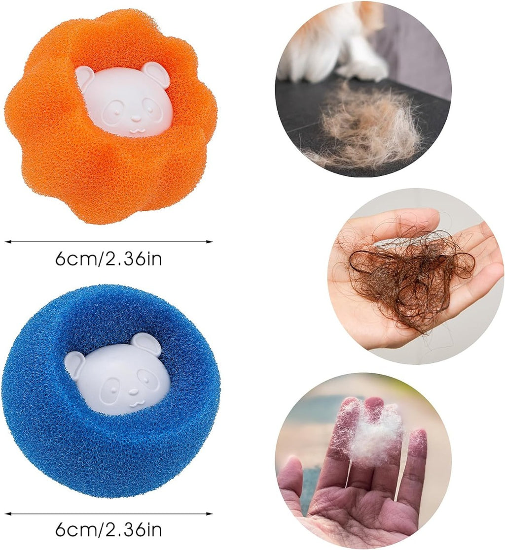6 cattura peli lavatrice antigroviglio sfere per bucato per rimuovere i peli degli animali domestici per bucato riutilizzabili per la lavatrice per rimuovere i pelucchi