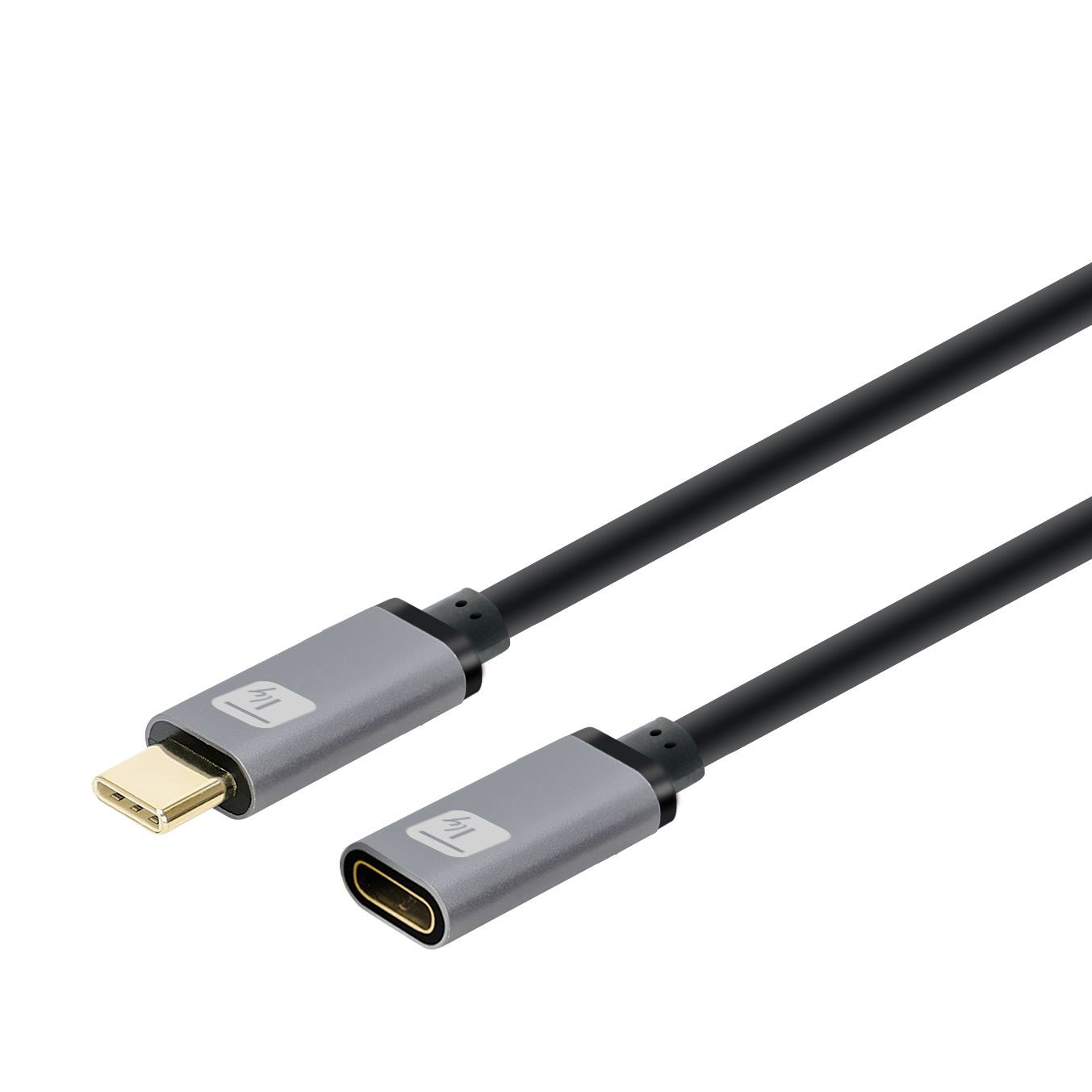 Cavo prolunga USB 3.2 Gen 2 USB-C M/F 1m Nero