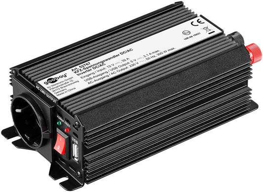 Alimentatore da Auto DC/AC 300W da 12V a 230V con porta USB