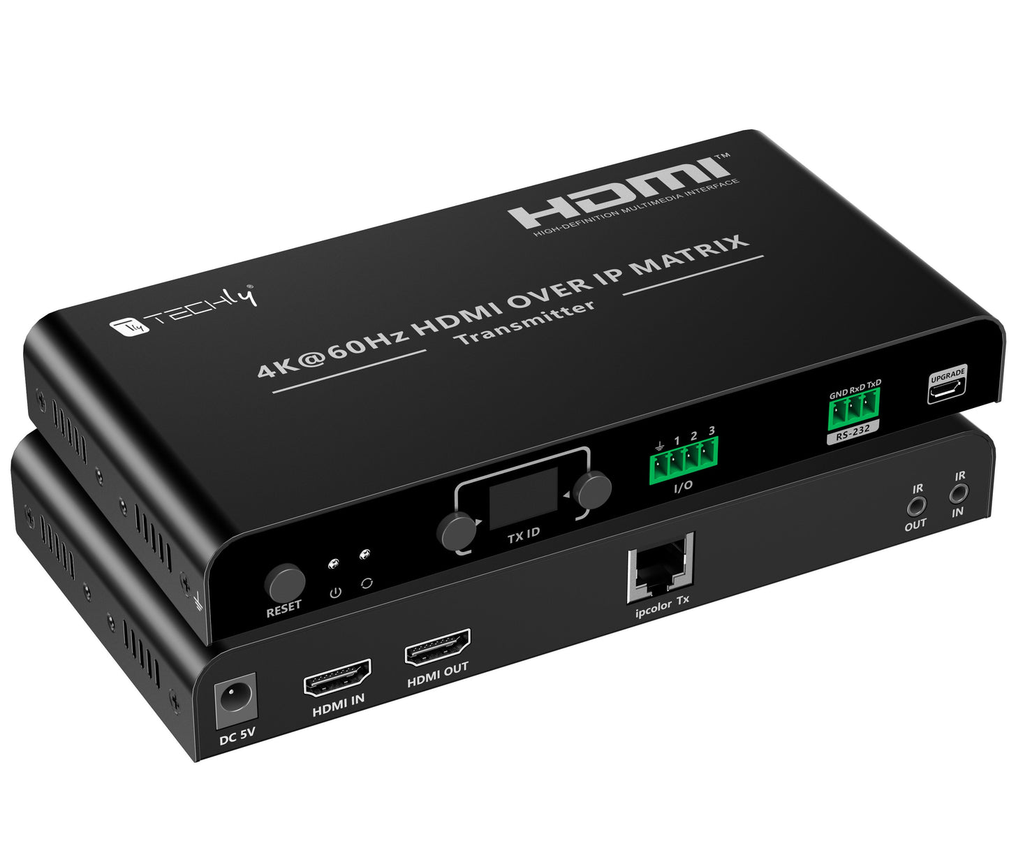Trasmettitore per Matrix Extender HDMI Over IP 4K su Cavo Cat.6 fino a 120m