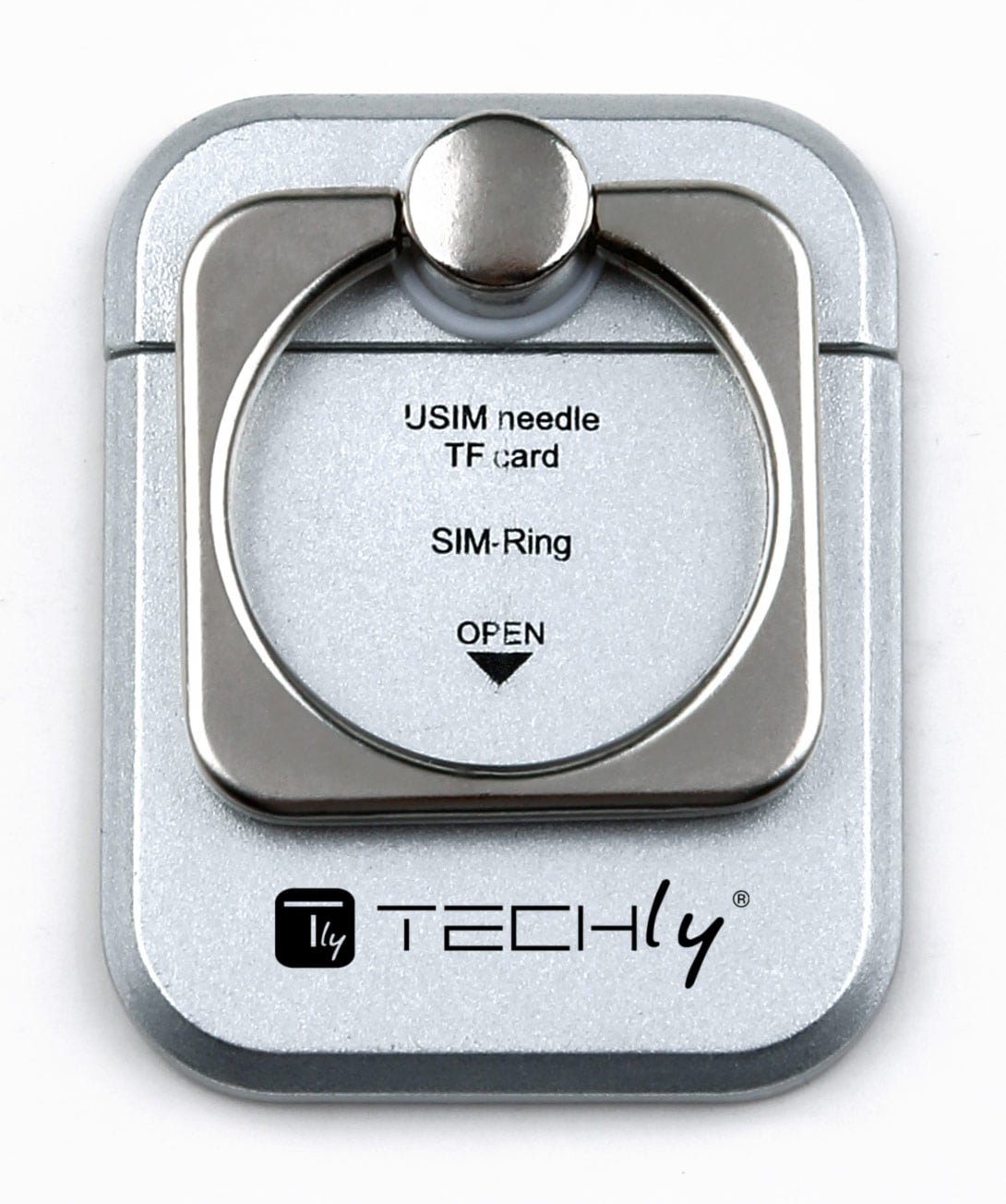 Anello e Supporto per Smartphone Silver