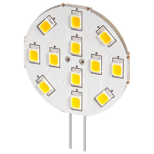 Lampada 12LED SMD G4 5050 2W 230lm Bianco Caldo, Classe E