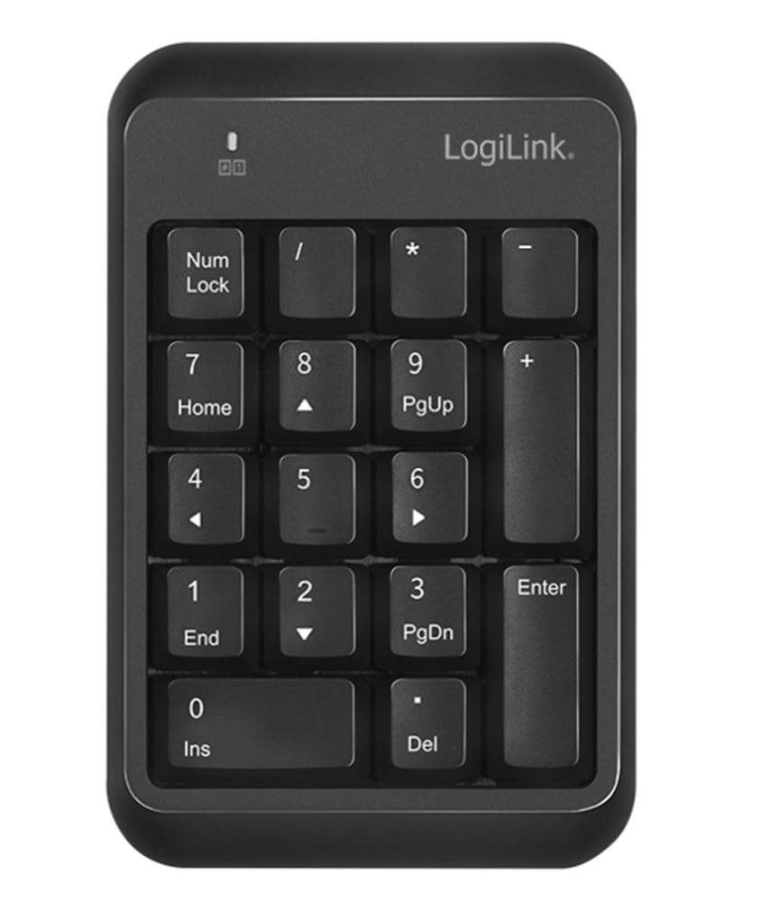 Tastierino Numerico Bluetooth V5.1 Nero