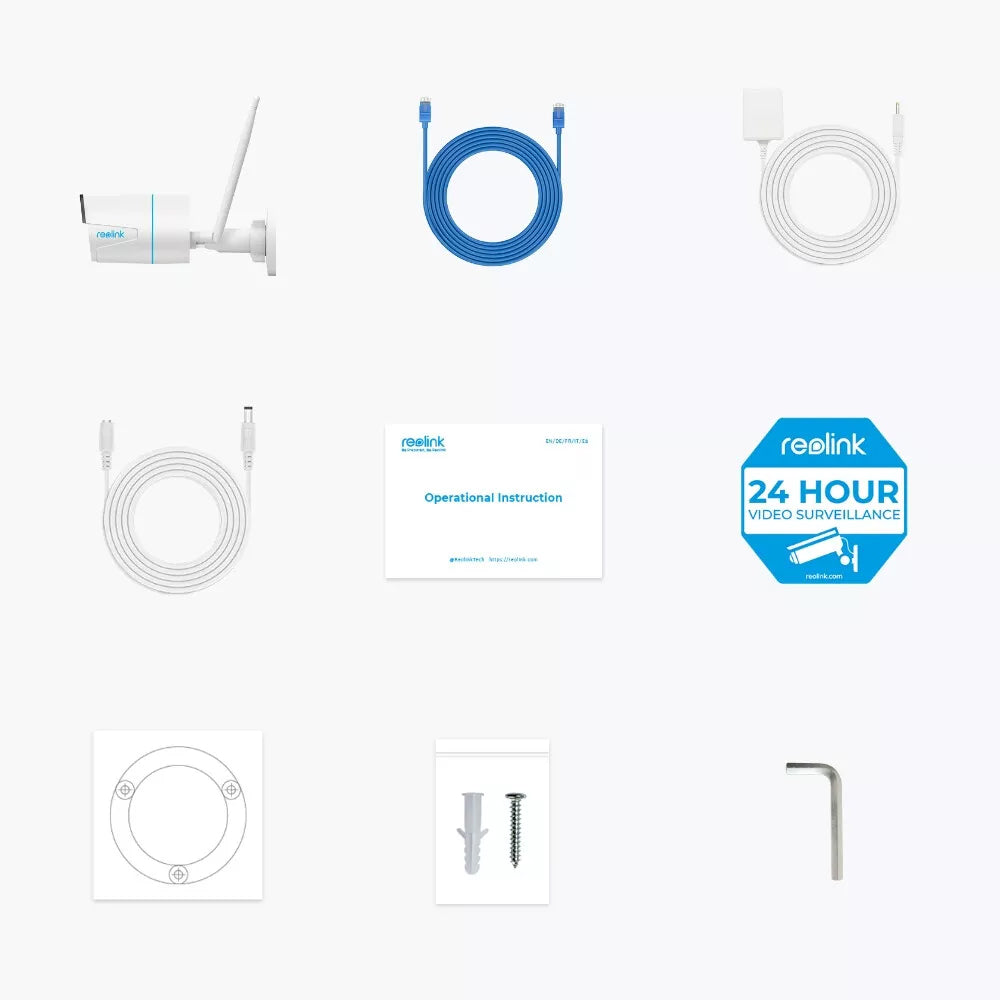 Telecamera WiFi Dual Band 5MP IP67 con Rilevamento di Persone e Veicoli, W320