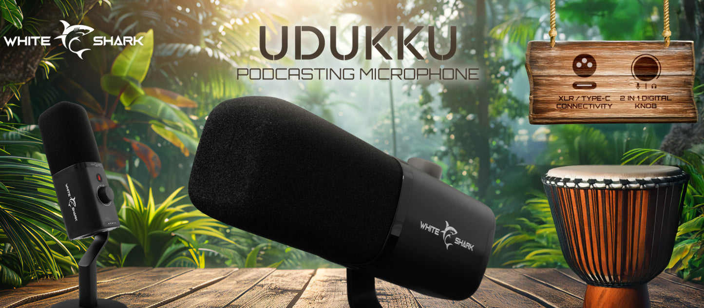 Microfono Dinamico USB-C Cardioide, UDUKKU