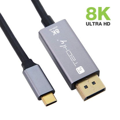Cavo Adattatore USB-C 3.2 a Displayport 1.4 8K@60Hz 1,8 m