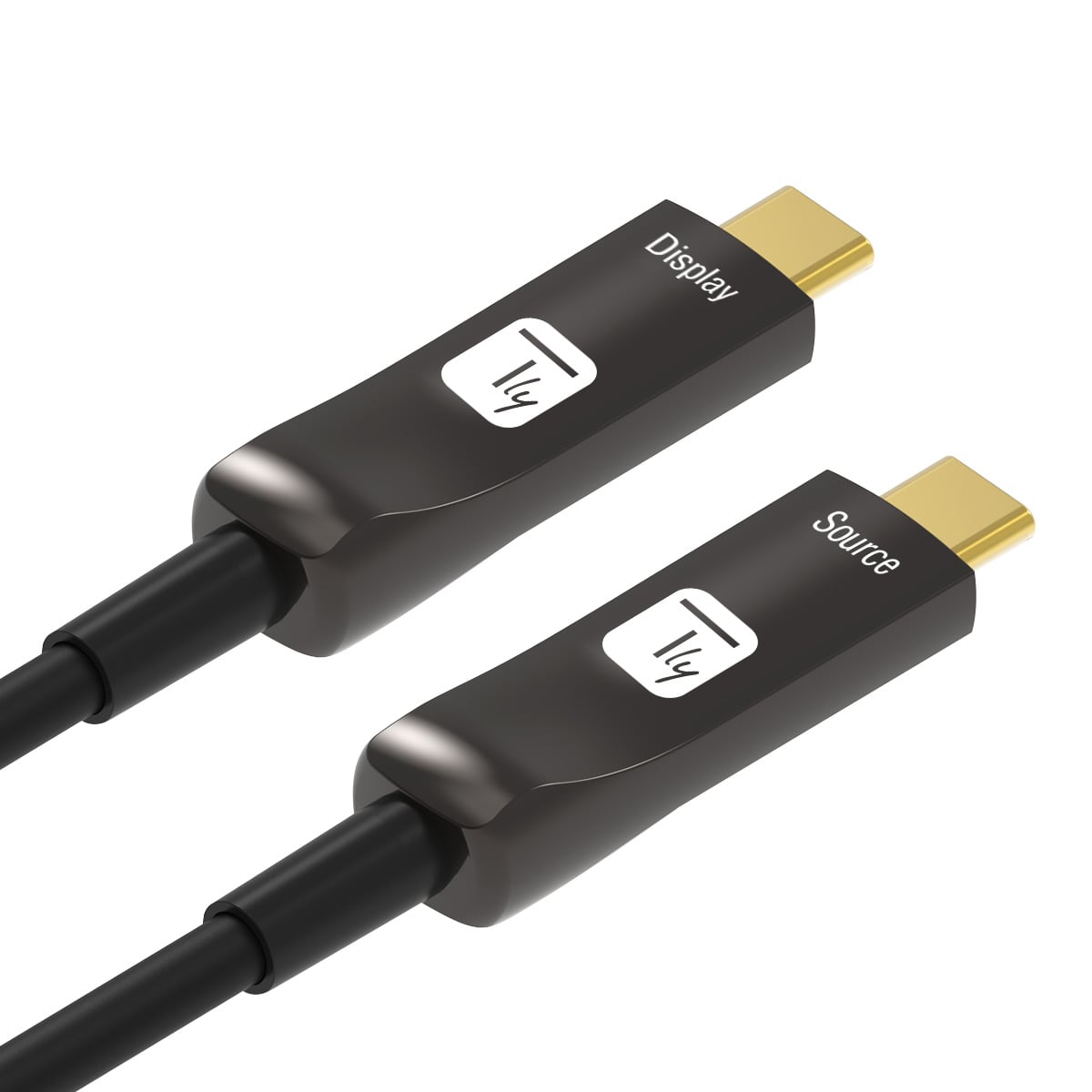 Cavo Audio/Video Ottico Attivo USB-C M/M AOC Fibra Ottica 4K 15m