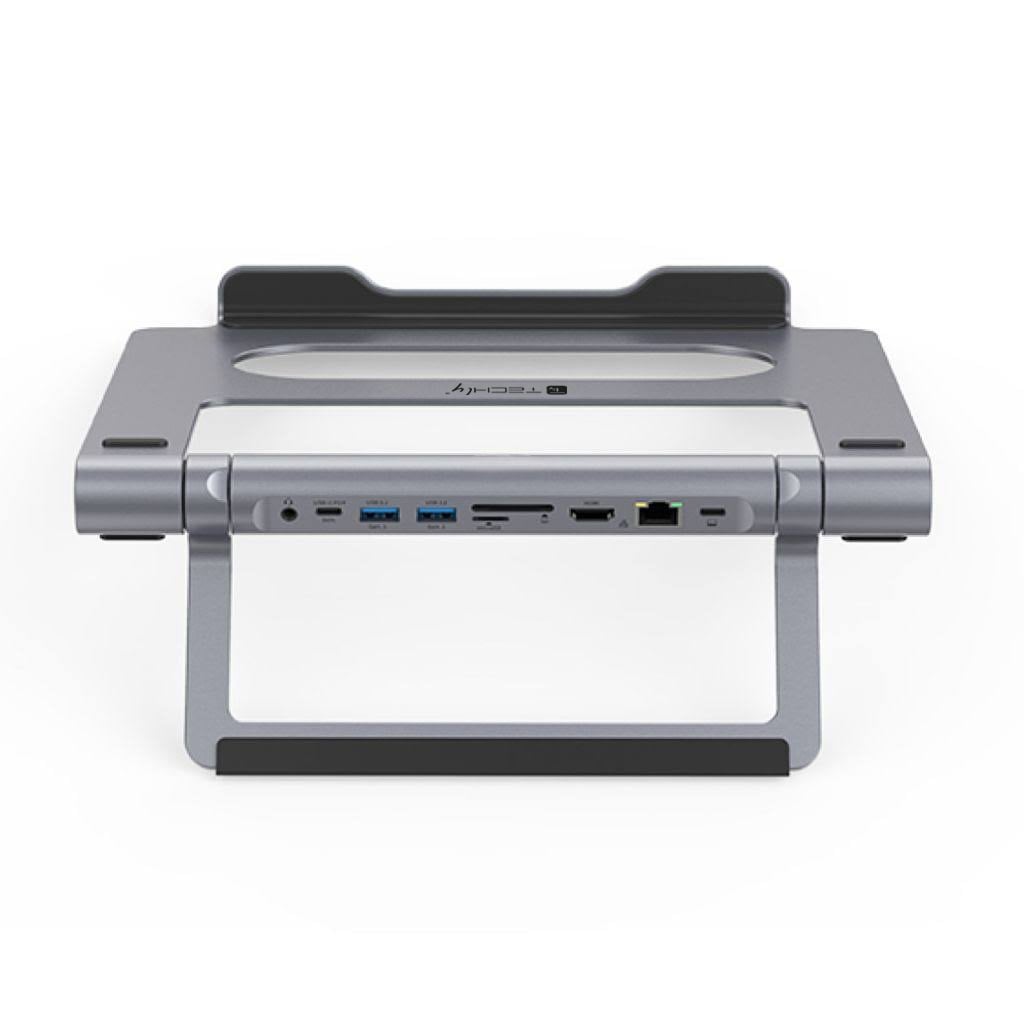 Docking Station USB-C 9 in 1 Hub USB3.1 Stand per Notebook Pieghevole