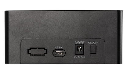 Docking Station USB3.1 Gen2 per HDD/SSD SATA da 2.5''/3.5'' Nero
