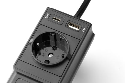 Trasformatore di Corrente per Auto con USB-A e USB-C, TE-21