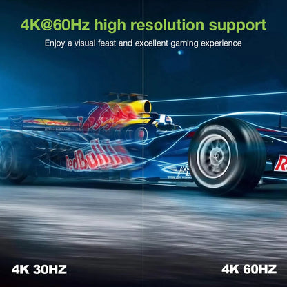 Switch HDMI 2.0b 3in 1out 4K HDR HDCP2.2 con Telecomando