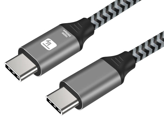Cavo USB-C™ Maschio 3.2 / USB-C™ Maschio 5A 100W 2m Alluminio