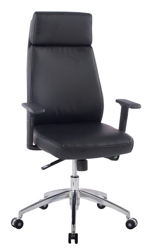 Poltrona Direzionale con Braccioli Nera