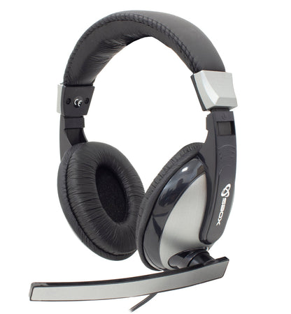 Cuffie Gaming con Microfono Nero HS-302