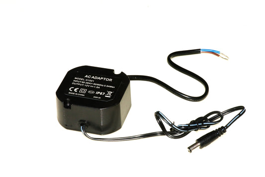 ALIMENTATORE 12 VOLT 1,5A DA ESTERNO IP67