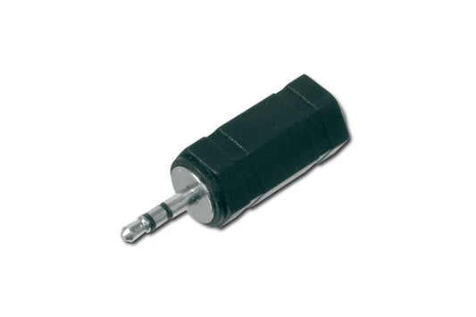 ADATTATORE AUDIO DA 3 PIN 2.5 MM. STEREO MASCHIO A 3 PIN 3,5 MM. STEREO FEMMINA