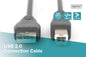 DIGITUS Cavo di collegamento USB 2.0 mt 5 colore nero