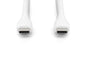 CAVO RICARICA GUAINA SILICONE USB-C / USB-C 2m, USB 2.0, 60W, BIANCO