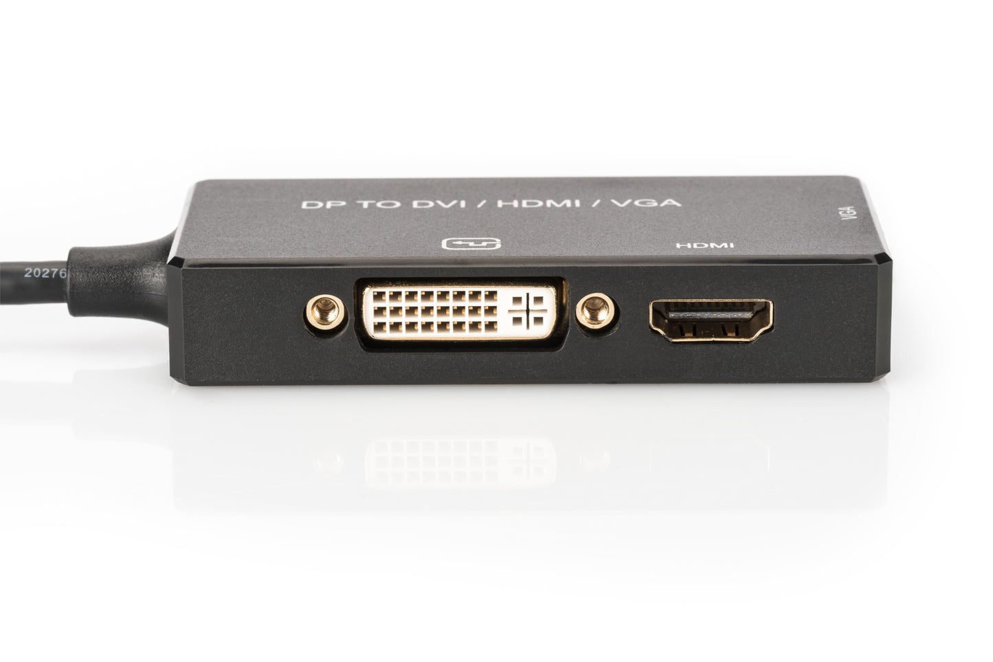 ADATTATORE VIDEO 3 IN 1 CONNETTORE DP MASCHIO - HDMI + DVI + VGA