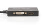 ADATTATORE VIDEO 3 IN 1 CONNETTORE DP MASCHIO - HDMI + DVI + VGA