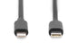 DIGITUS Cavo a spirale USB 2.0 - da USB - C a Lightning mt 1