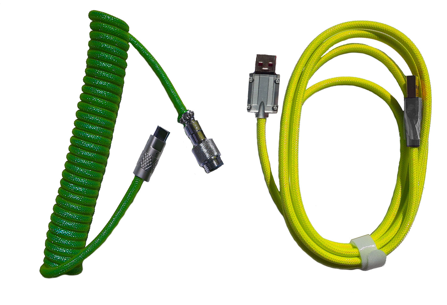 Coppia cavi Aviator verde/giallo RGB