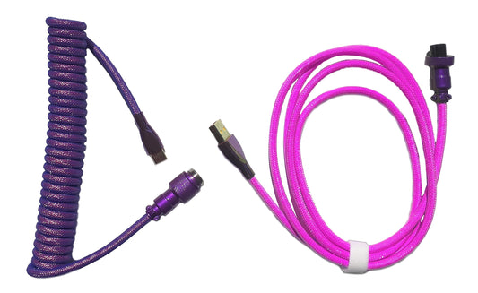 Coppia cavi Aviator viola/violetto