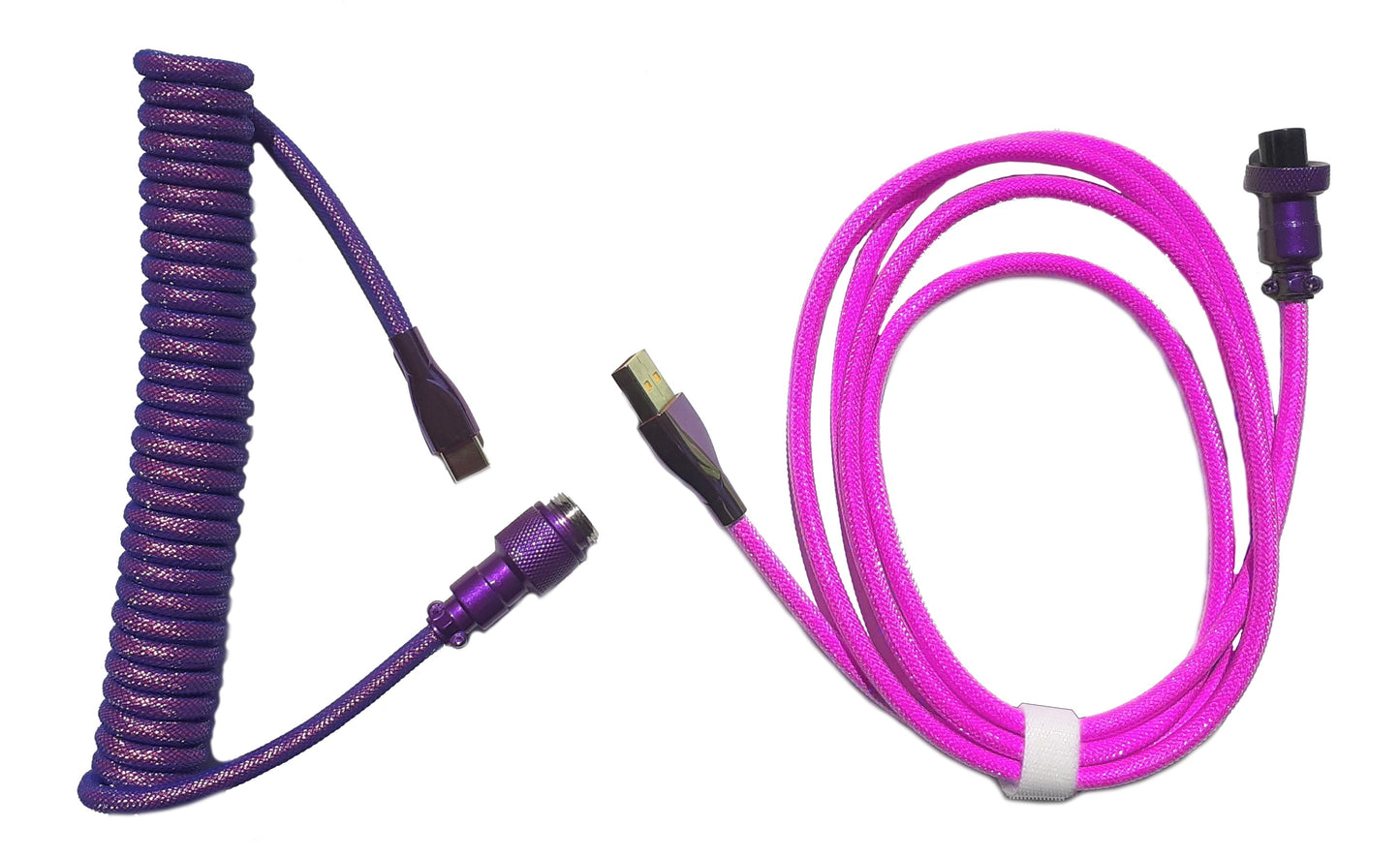 Coppia cavi Aviator viola/violetto