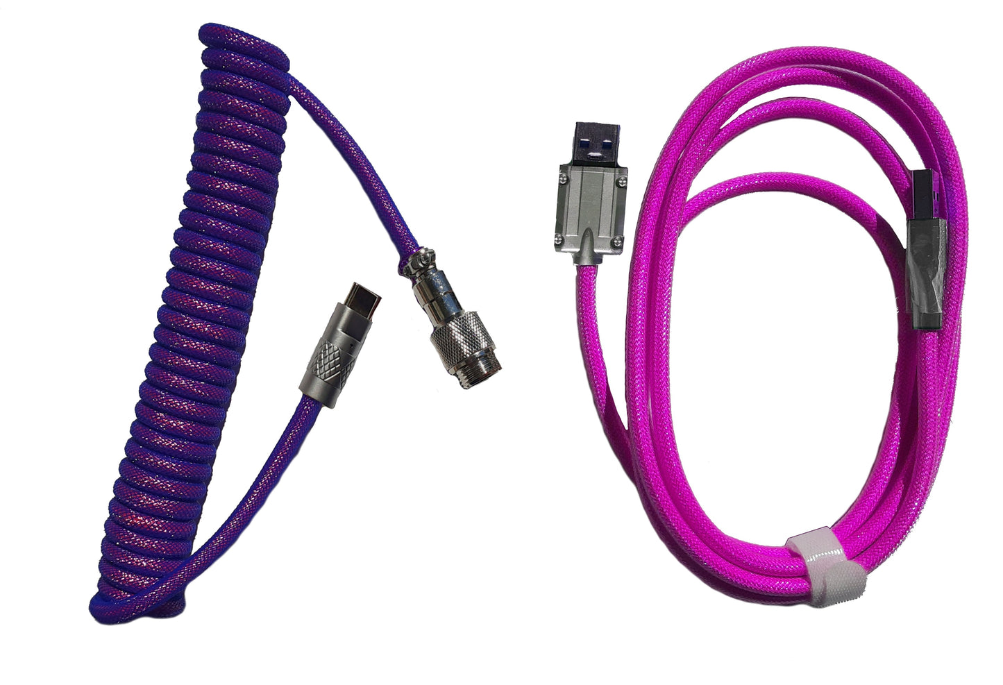 Coppia cavi Aviator viola/violetto RGB