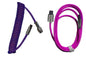 Coppia cavi Aviator viola/violetto RGB