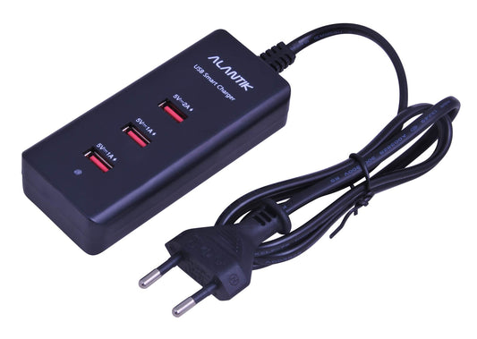 USB Charger Alantik 3 porte USB con cavo di alimentazione