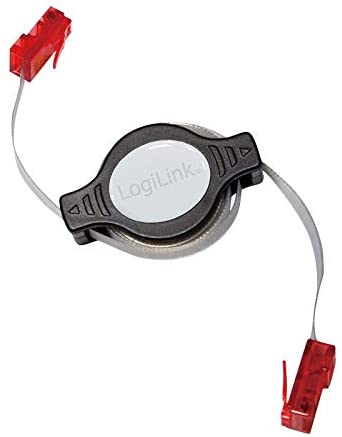 CAVO PATCH CAT 5E  RETRATTILE 1,5 M  2 x RJ45