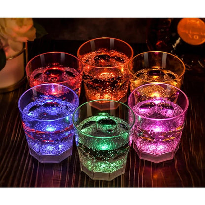 Confezione da 6 Bicchieri Tumbler 250 ml con 6 Colorazioni LED