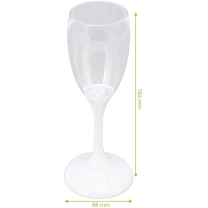 Confezione da 6 Bicchieri da Champagne con 6 Colorazioni LED