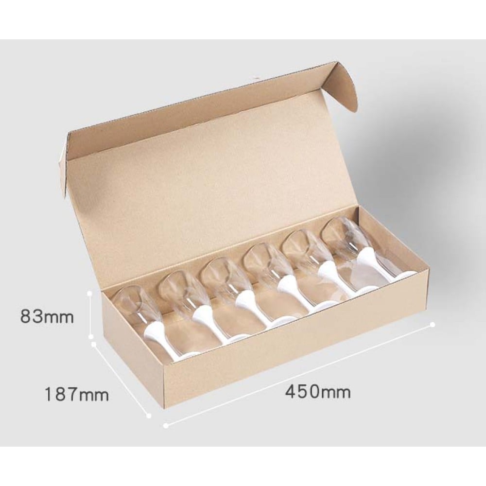 Confezione da 6 Bicchieri da Champagne con 6 Colorazioni LED