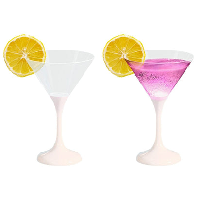 Confezione da 6 Bicchieri da Cocktail con 6 Colorazioni LED