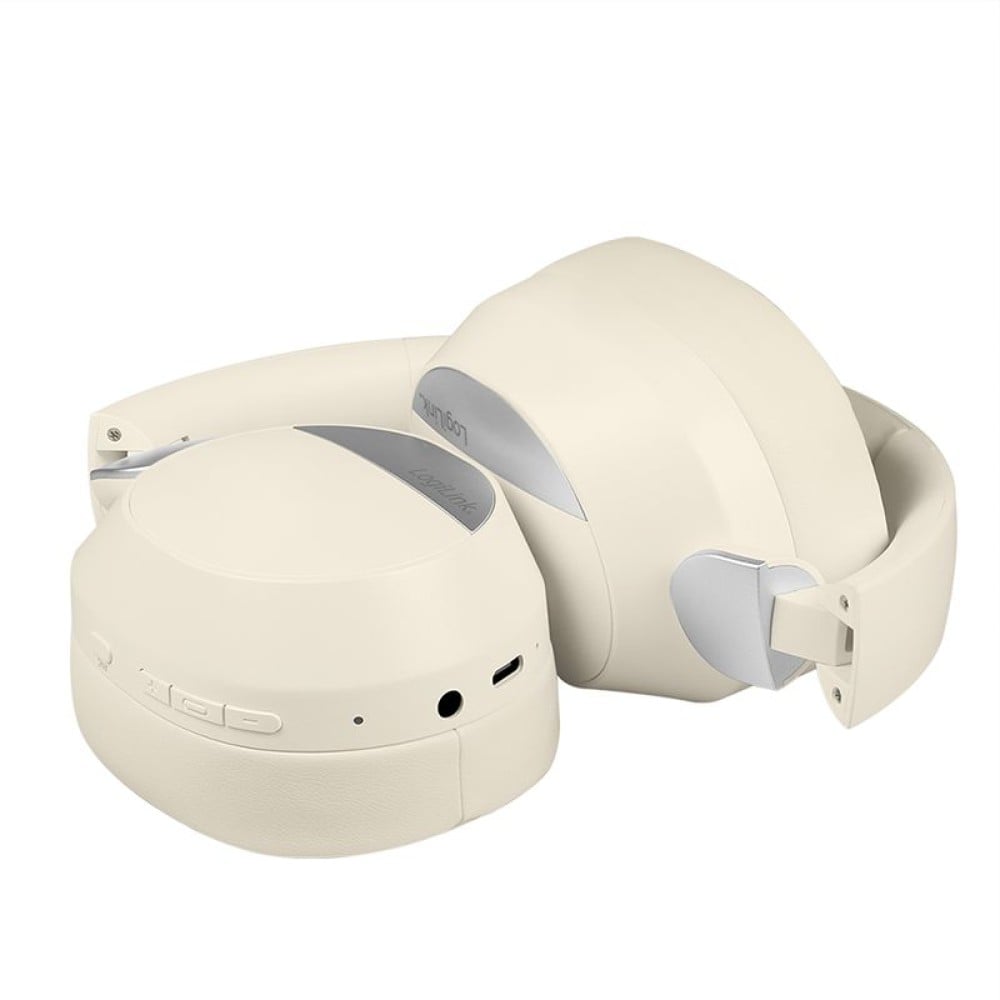 Cuffia Bluetooth V6.0 a Cancellazione Attiva del rumore ANC Beige
