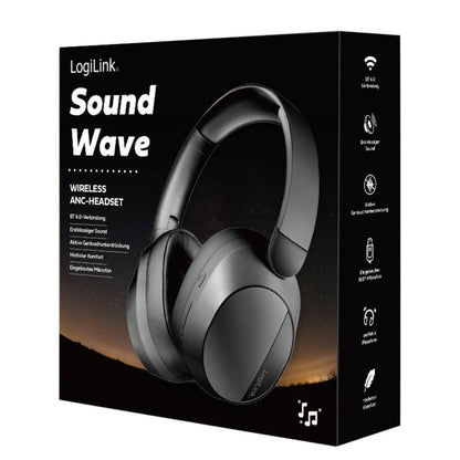 Cuffia Bluetooth V6.0 a Cancellazione Attiva del rumore ANC Nero