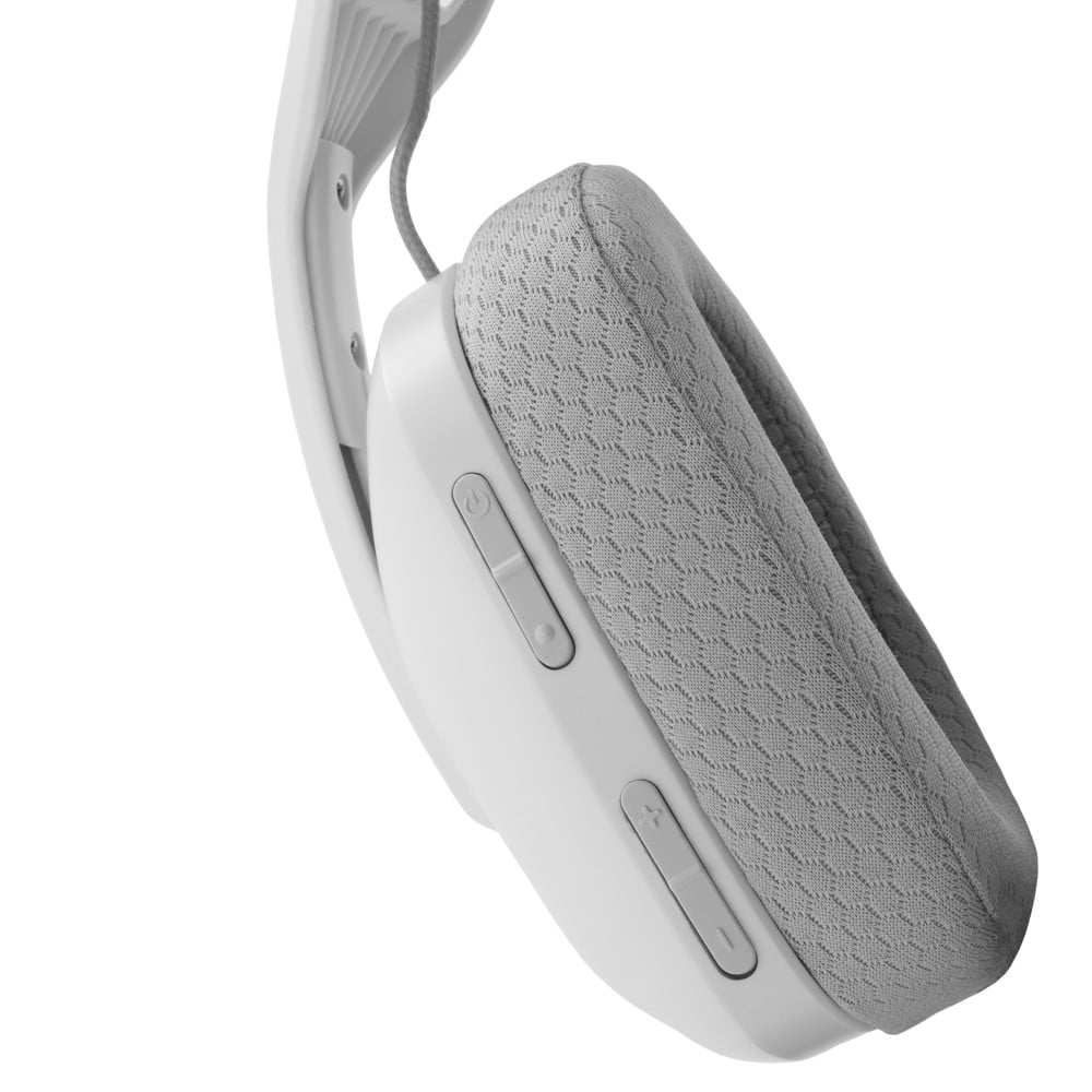 Cuffia Gaming Stereo Wireless con Microfono Bianco BUTTERFLY