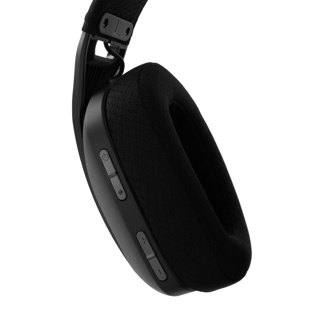 Cuffia Gaming Stereo Wireless con Microfono Nero BUTTERFLY